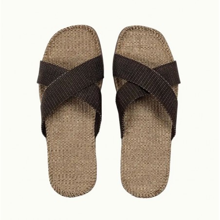 DARK AUTUMN Unisex šlepetės SHANGIES Brown Coffee