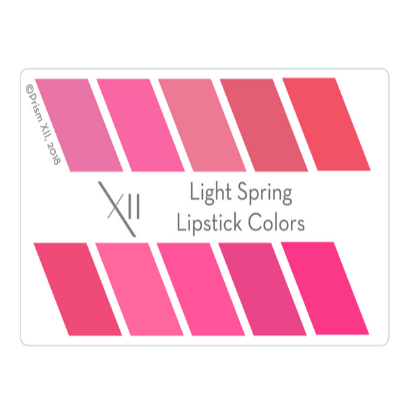 Top10 Lipstick Color Cards